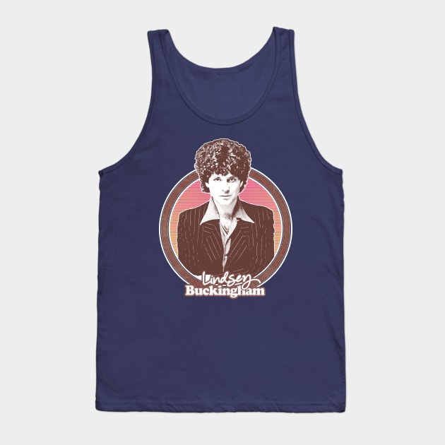 Lindsey Buckingham // Retro Style Fan Design Tank Top by DankFutura